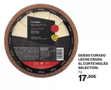 El Corte Inglés - Queso Curado Leche Cruda  Selection