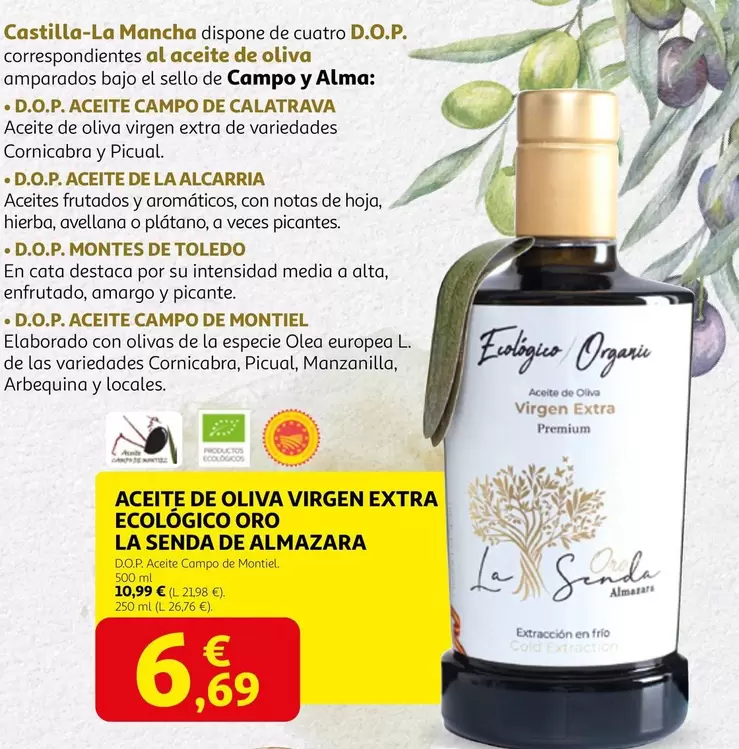 toledo - Aceite De Oliva Virgen Extra Ecológico Oro