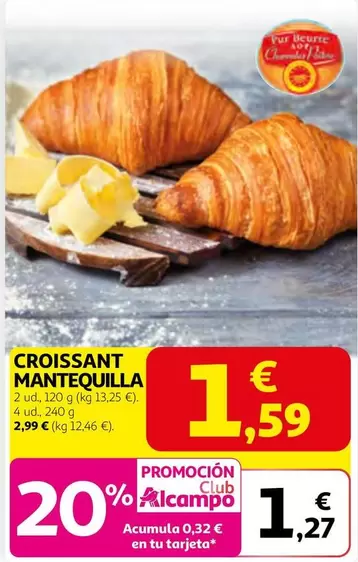 alcampo - Croissant Mantequilla