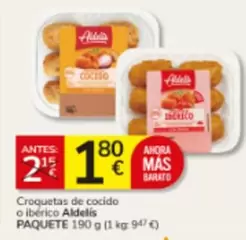Aldelis - Croquetas De Cocido O Iberico Paquete