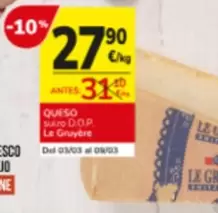 La Gruyere - Queso Suizo D.O.P.