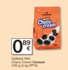 Consum - Galletas Mini Cream 100g
