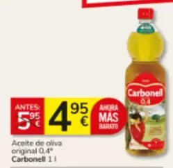 Carbonell - Aceite De Oliva Original 0,4°