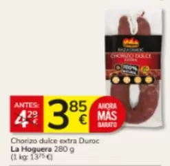 La Hoguera - Chorizo Dulce Extra Duroc