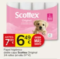 Scottex - Papel Higiénico Doble Capa