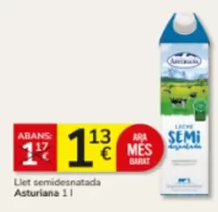 Asturiana - Llet Semidesnatada