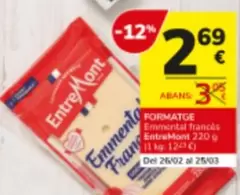 Entremont - Formatge Emmental Frances