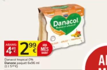 Danone - Danacol Tropical 0%