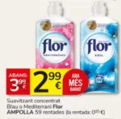 Flor - Suavitzant Concentrat Blau O Mediterrani