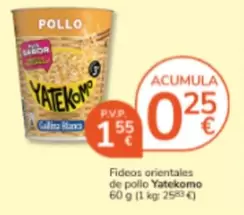 Yatekomo - Fideos Orientales De Pollo