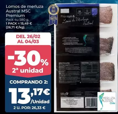 Premium - Lomos De Merluza Austral Msc
