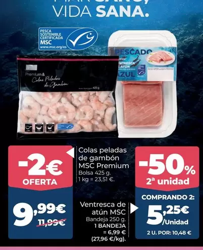 Premium - Colas Peladas De Gambon