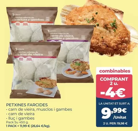 Carne De Vieira, Musclos I Gambes