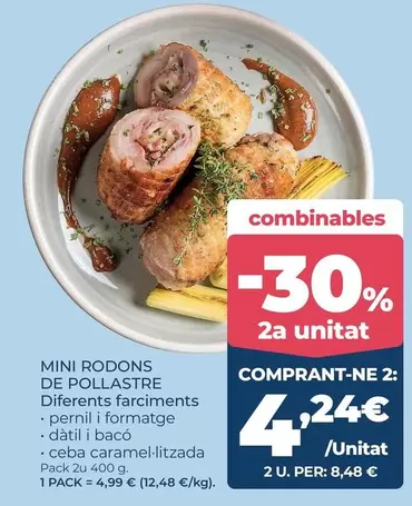 Mini Rodons De Pollastre