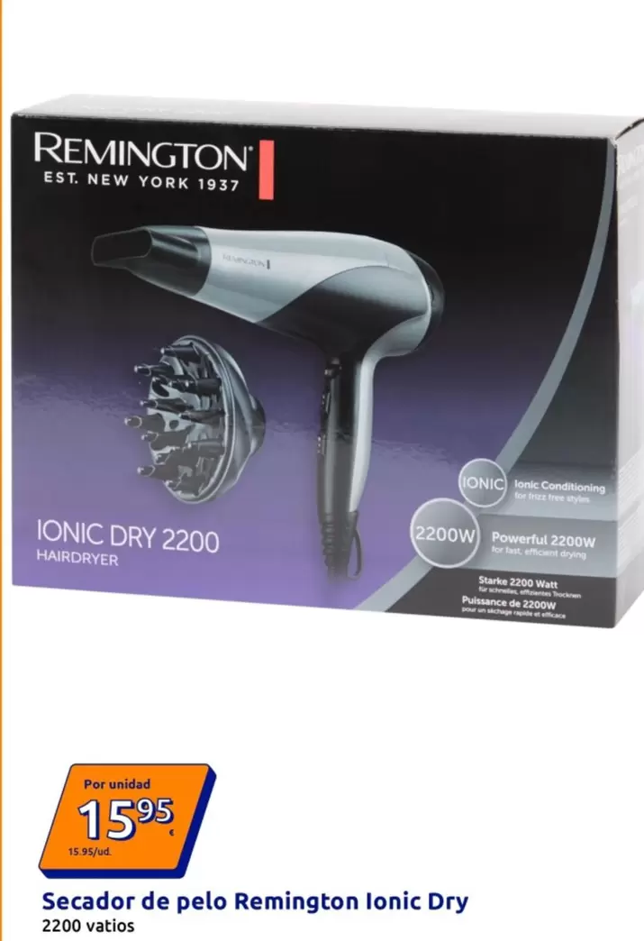 Remington - Secador De Pelo Ionic Dry