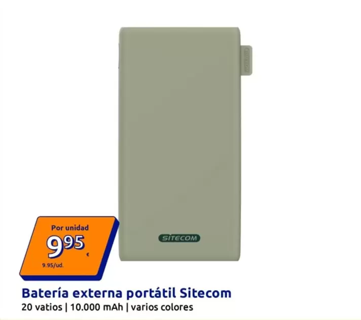 Sitecom - Batería Externa Portátil