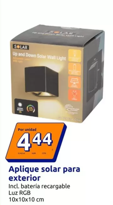 Solar - Aplique Para Exterior