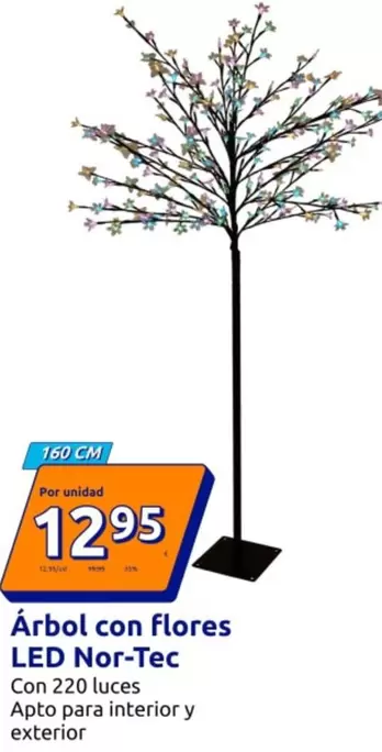 Arbol Con Flores Led Nor-Tec