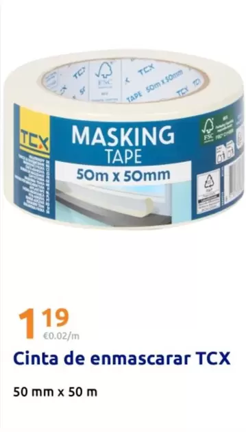Tcx - Cinta De Enmascarar