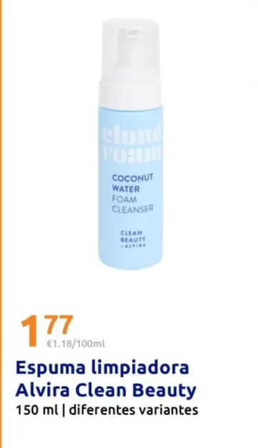 Alvira Clean Beauty - Espuma Limpiadora 