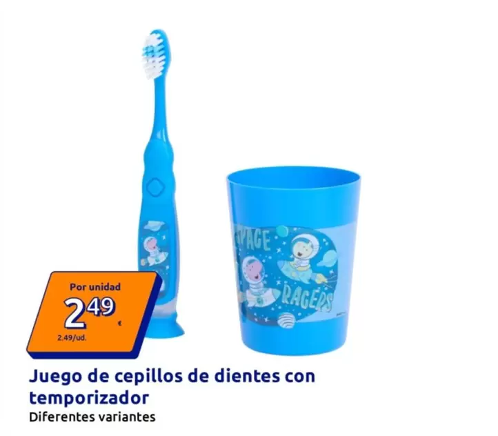 Juego De Cepillos De Dientes Con Temporizador