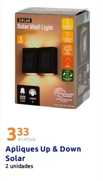 Solar - Apliques Up & Down