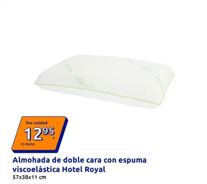 Hotel Royal - Almohada De Doble Cara Con Espuma Viscoelastica