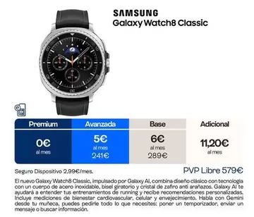 Samsung - Galaxy Watch8 Classic