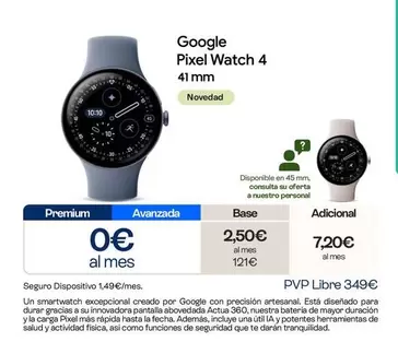Google - Pixel Watch 4