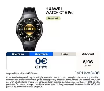 Huawei - Watch GT 6 Pro