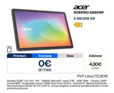 Acer - Sospiro AS20WF