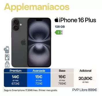 Plus - Iphone 16