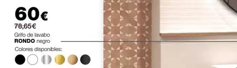 Grifo De Lavabo Rondo Negro