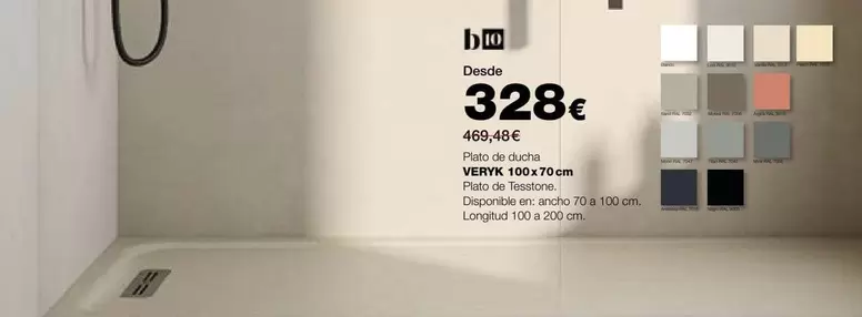 B10 - Plato De Ducha Veryk