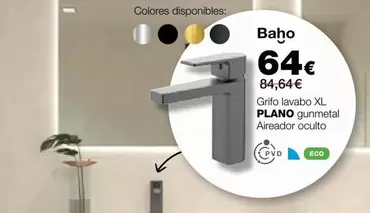 Baho - Grifo Lavabo XL Plano