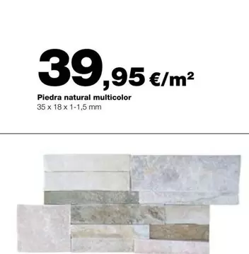 Piedra Natural Multicolor