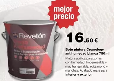 Revetón - Bote Pintura Antihumedad Blanca