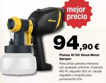 Wagner - Pistola W150 Wood-Metal Sprayer