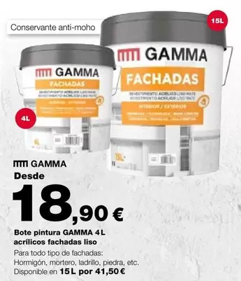 Grup Gamma - Pintura Acrilicos Fachadas Liso