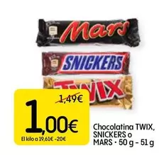 Twix / Snickers / Mars - Chocolatina