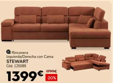 Rinconera Izquierda/Derecha Con Cama Stewart