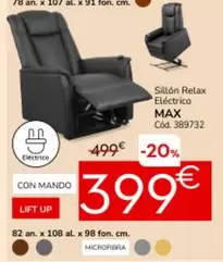 Sillón Relax Eléctrico Max 