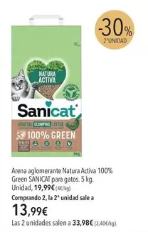 Natura - Arena Aglomerante  Activa 100% Green