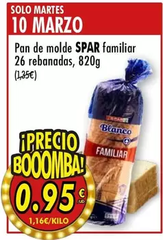 Spar - Pan De Molde Familiar