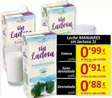 Mas - Leche sin lactosa