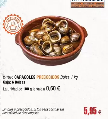 Caracoles Precocidos