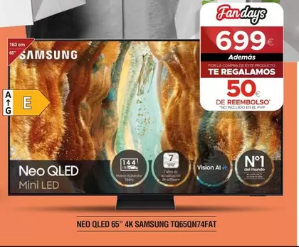 Samsung - Neo Qled 65" 4K TQ65QN74FAT