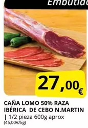 Caña Lomo 50% Raza Ibérica De Cebo