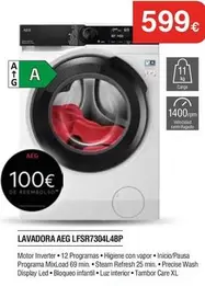 AEG - Lavadora LFSR7304L4BP