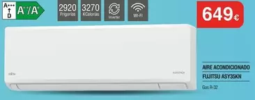 Fujitsu - Aire Acondicionado ASY35KN